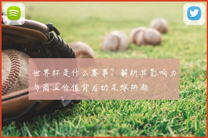 世界杯是什么赛事？解析其影响力与商业价值背后的足球热潮